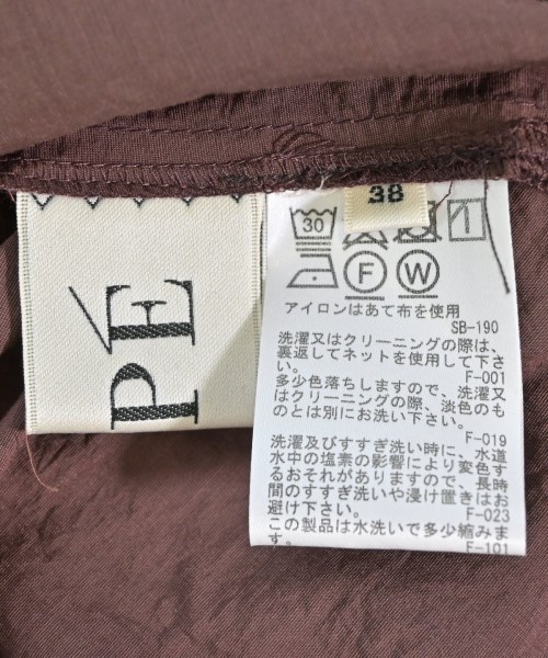 ROPE（ロペ）カジュアルシャツ 茶 サイズ:38(M位) レディース/2200681374133