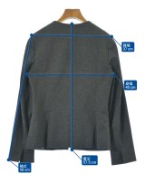 ROPE（ロペ）ノーカラージャケット グレー サイズ:36(S位) レディース/2200688322038