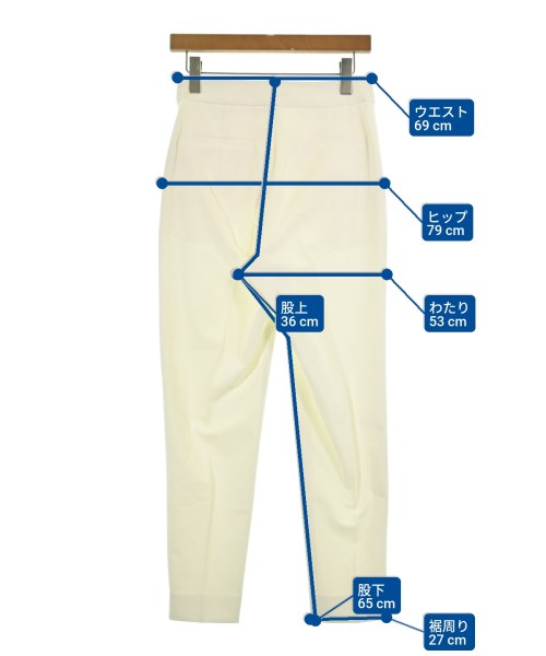 Pinky&Dianne（ピンキーアンドダイアン）スラックス 白 サイズ:38(M位) レディース/2200623278048