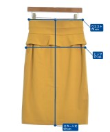 Pinky&Dianne（ピンキーアンドダイアン）ロング・マキシ丈スカート 黄 サイズ:38(M位) レディース/2200623278055