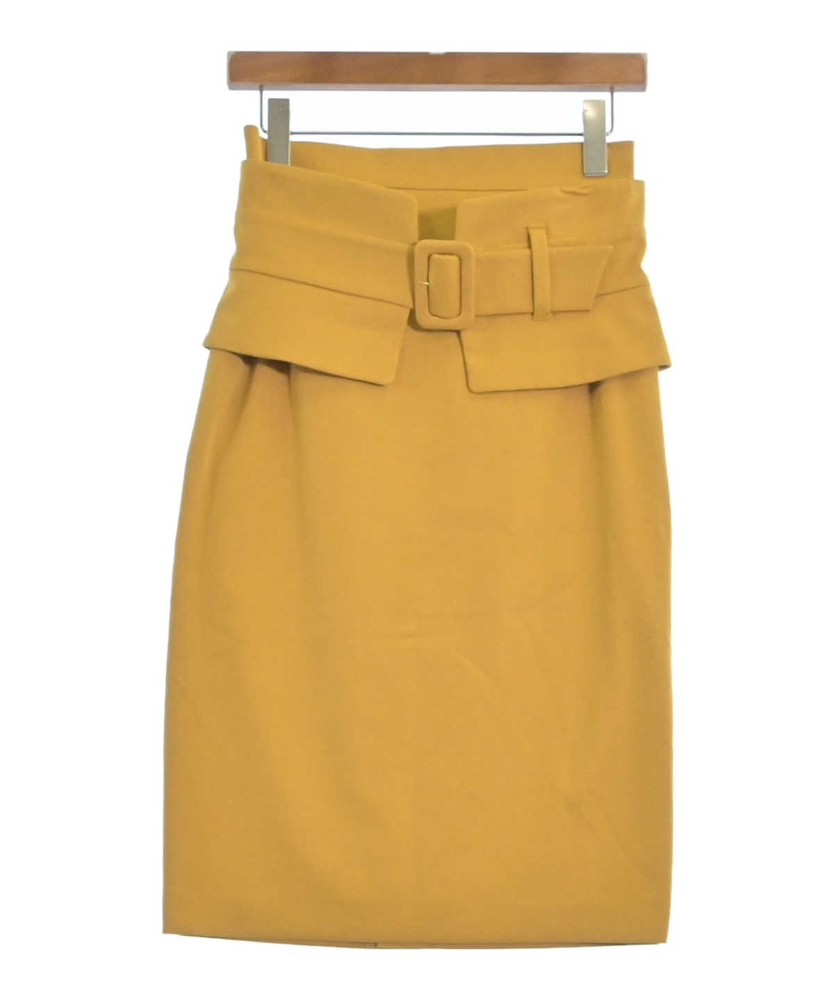 新品 アルチビオ サイズ40 キルティング スカート イエロー 黄色 山吹色 L Pinky&Dianne（ピンキーアンドダイアン）ロング・マキシ丈スカート 黄