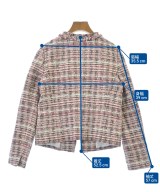 Pinky&Dianne（ピンキーアンドダイアン）ノーカラージャケット 赤 サイズ:36(S位) レディース/2200606020053