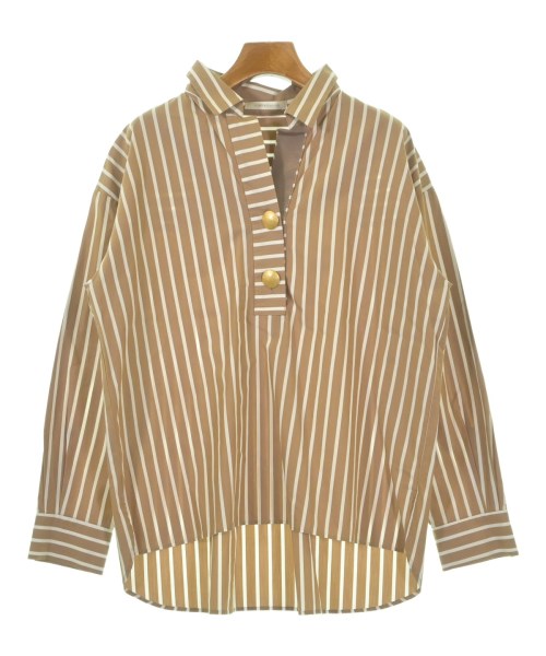 Pinky&Dianne(ピンキーアンドダイアン)ブラウス 茶 サイズ:38(M位)/2200662460015