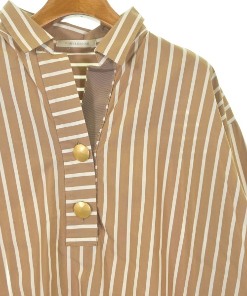 Pinky&Dianne（ピンキーアンドダイアン）ブラウス 茶 サイズ:38(M位) レディース/2200662460015