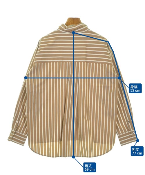 Pinky&Dianne（ピンキーアンドダイアン）ブラウス 茶 サイズ:38(M位) レディース/2200662460015