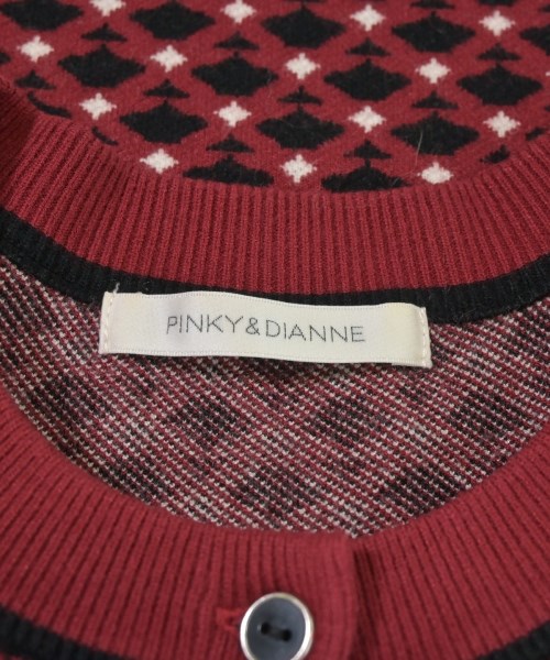 Pinky&Dianne（ピンキーアンドダイアン）カーディガン 赤 サイズ:38(M位) レディース/2200678449042