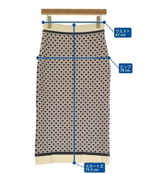 Pinky&Dianne（ピンキーアンドダイアン）ロング・マキシ丈スカート 白 サイズ:38(M位) レディース/2200647351123