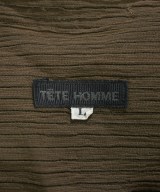TETE HOMME（テットオム）カジュアルシャツ 茶 サイズ:L メンズ/2200642244031