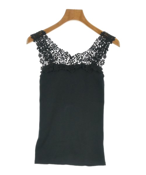 NARA CAMICIE(ナラカミーチェ)タンクトップ 黒 サイズ:1(M位)/2200676149180