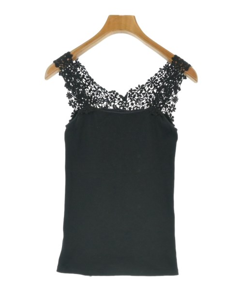NARA CAMICIE（ナラカミーチェ）タンクトップ 黒 サイズ:1(M位) レディース/2200676149180