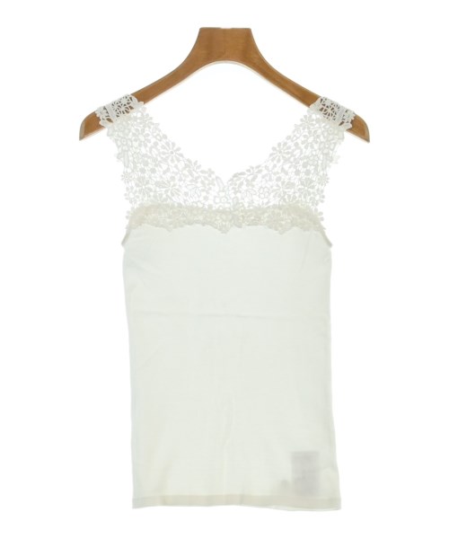 NARA CAMICIE(ナラカミーチェ)タンクトップ 白 サイズ:1(M位)/2200676149197