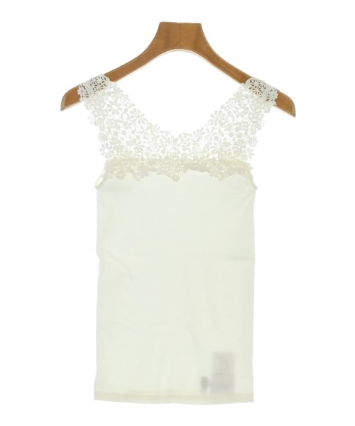 NARA CAMICIE(ナラカミーチェ)タンクトップ 白 サイズ:1(M位)/2200676149203