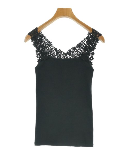 NARA CAMICIE（ナラカミーチェ）タンクトップ 黒 サイズ:1(M位) レディース/2200676149210