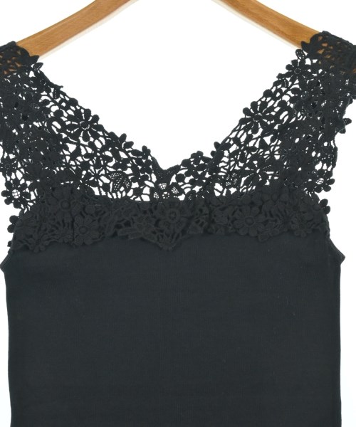 NARA CAMICIE（ナラカミーチェ）タンクトップ 黒 サイズ:1(M位) レディース/2200676149210