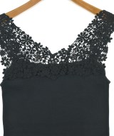 NARA CAMICIE（ナラカミーチェ）タンクトップ 黒 サイズ:1(M位) レディース/2200676149210