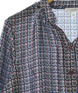 NARA CAMICIE（ナラカミーチェ）ブラウス 茶 サイズ:3(XL位) レディース/2200690310108