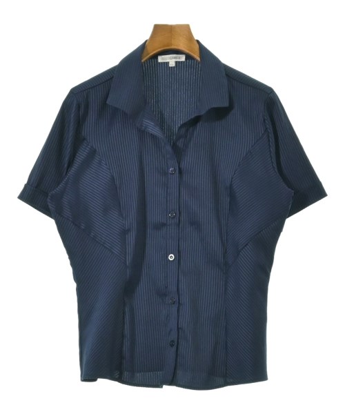 NARA CAMICIE(ナラカミーチェ)ブラウス 紺 サイズ:3(XL位)/2200699538015