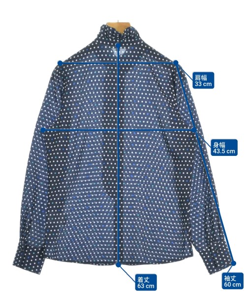 NARA CAMICIE（ナラカミーチェ）ブラウス 紺 サイズ:0(S位) レディース/2200657197025