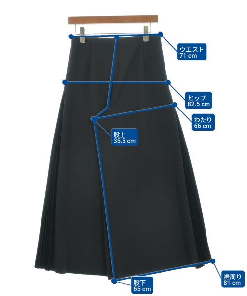 NARA CAMICIE（ナラカミーチェ）クロップドパンツ 黒 サイズ:3(XL位) レディース/2200725892036