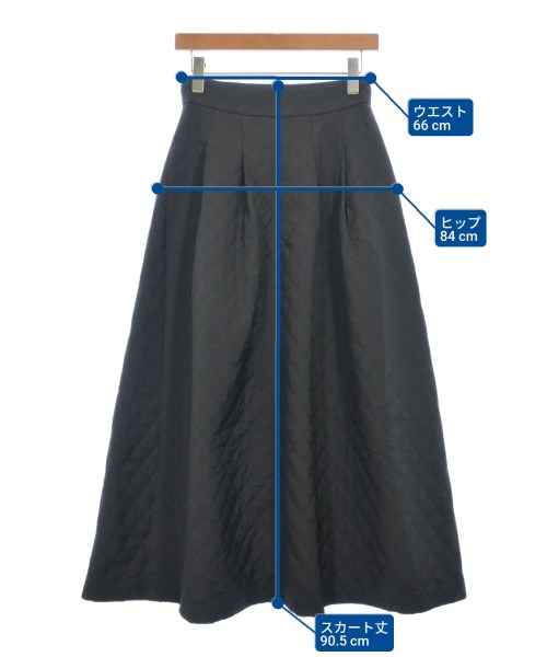 NATURAL BEAUTY BASIC（ナチュラルビューティーベーシック）ロング・マキシ丈スカート 黒 サイズ:M レディース/2200631650096