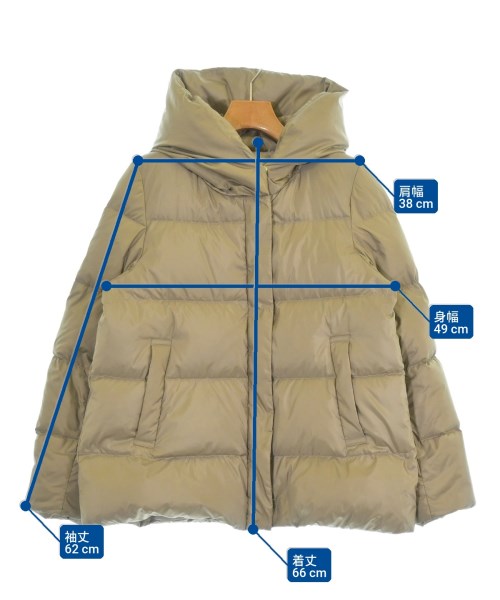 NATURAL BEAUTY BASIC（ナチュラルビューティーベーシック）ダウンジャケット/ダウンベスト ベージュ サイズ:M レディース/2200620738026