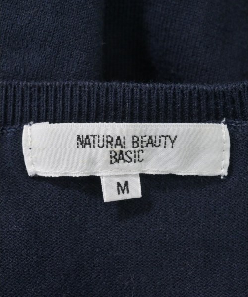 NATURAL BEAUTY BASIC（ナチュラルビューティーベーシック）ニット・セーター 紺 サイズ:M レディース/2200622171159