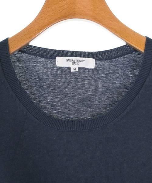 NATURAL BEAUTY BASIC（ナチュラルビューティーベーシック）ニット・セーター 紺 サイズ:M レディース/2200622171159