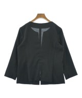 NATURAL BEAUTY BASIC（ナチュラルビューティーベーシック）ノーカラージャケット 黒 サイズ:L レディース/2200636530058