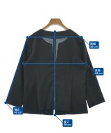 NATURAL BEAUTY BASIC（ナチュラルビューティーベーシック）ノーカラージャケット 黒 サイズ:L レディース/2200636530058