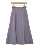 NATURAL BEAUTY BASIC（ナチュラルビューティーベーシック）ロング・マキシ丈スカート 紫 サイズ:S レディース/2200621572018