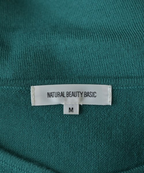 NATURAL BEAUTY BASIC（ナチュラルビューティーベーシック）ニット・セーター 緑 サイズ:M レディース/2200623625149