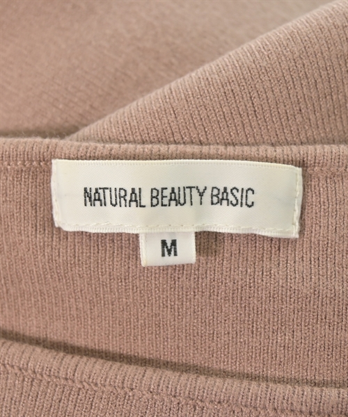 NATURAL BEAUTY BASIC（ナチュラルビューティーベーシック）ニット・セーター ピンク サイズ:M レディース/2200629946019