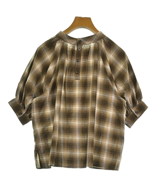 NATURAL BEAUTY BASIC（ナチュラルビューティーベーシック）ブラウス 茶 サイズ:S レディース/2200629946033