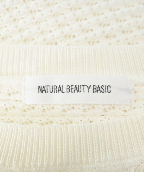 NATURAL BEAUTY BASIC（ナチュラルビューティーベーシック）ニット・セーター 白 サイズ:FR レディース/2200637930048