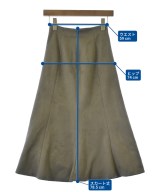 NATURAL BEAUTY BASIC（ナチュラルビューティーベーシック）ロング・マキシ丈スカート グレー サイズ:XS レディース/2200636365087
