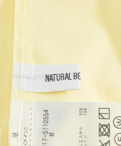 NATURAL BEAUTY BASIC（ナチュラルビューティーベーシック）カジュアルシャツ 黄 サイズ:M レディース/2200620344074