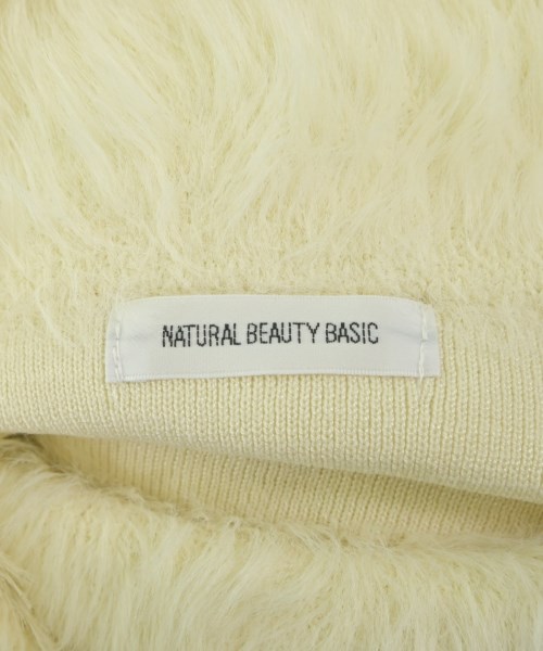 NATURAL BEAUTY BASIC（ナチュラルビューティーベーシック）ニット・セーター 白 サイズ:F レディース/2200620344135