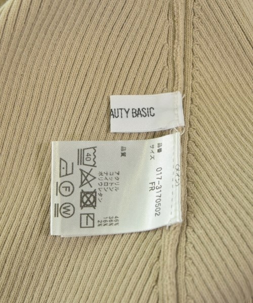 NATURAL BEAUTY BASIC（ナチュラルビューティーベーシック）ニット・セーター ベージュ サイズ:F レディース/2200620344142
