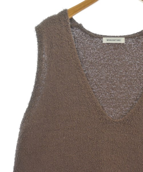NATURAL BEAUTY BASIC（ナチュラルビューティーベーシック）ニット・セーター 茶 サイズ:M レディース/2200639143064
