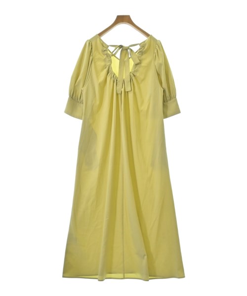 NATURAL BEAUTY BASIC（ナチュラルビューティーベーシック）ワンピース 黄 サイズ:M レディース/2200639143071