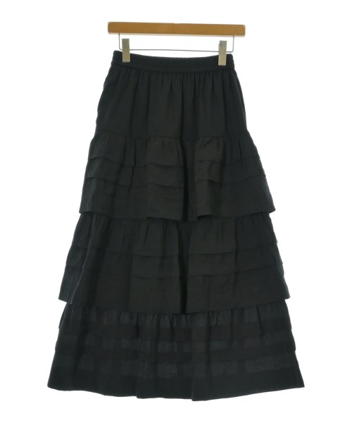 NATURAL BEAUTY BASIC（ナチュラルビューティーベーシック）ロング・マキシ丈スカート 黒 サイズ:M レディース/2200639143095