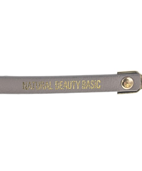 NATURAL BEAUTY BASIC（ナチュラルビューティーベーシック）ベルト グレー サイズ:- レディース/2200639143125