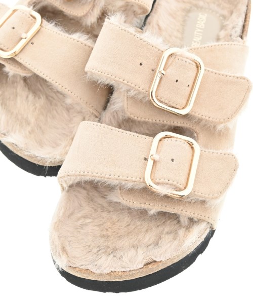 NATURAL BEAUTY BASIC（ナチュラルビューティーベーシック）サンダル ベージュ サイズ:L(24.5cm位) レディース/2200639143132