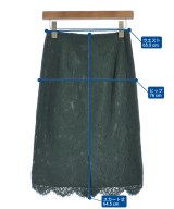 NATURAL BEAUTY BASIC（ナチュラルビューティーベーシック）ひざ丈スカート 緑 サイズ:S レディース/2200637529037