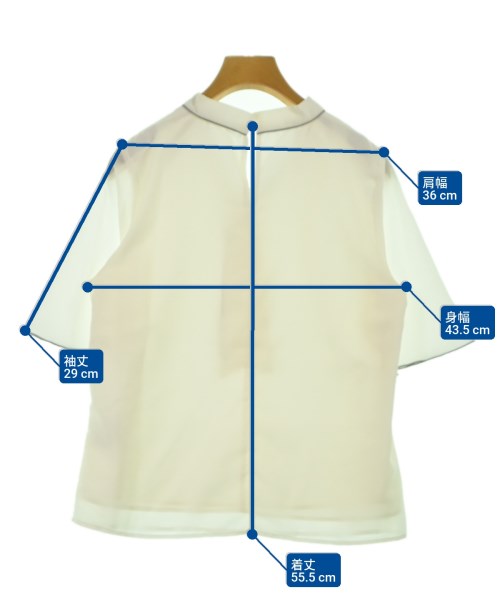 NATURAL BEAUTY BASIC（ナチュラルビューティーベーシック）ブラウス 白 サイズ:M レディース/2200622382319