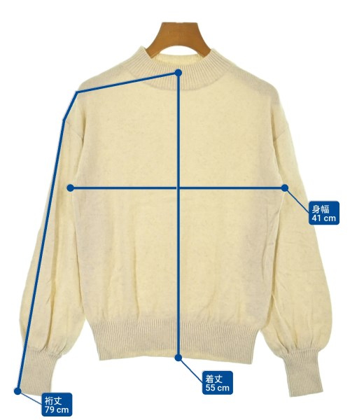 NATURAL BEAUTY BASIC（ナチュラルビューティーベーシック）ニット・セーター 白 サイズ:M レディース/2200636257030