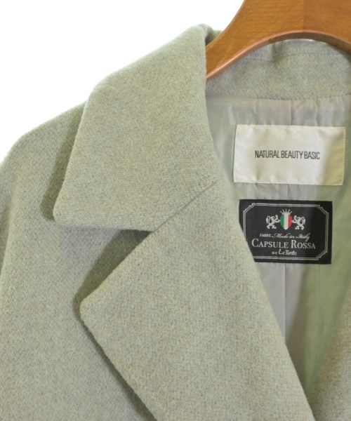 NATURAL BEAUTY BASIC（ナチュラルビューティーベーシック）チェスターコート 緑 サイズ:M レディース/2200637820028