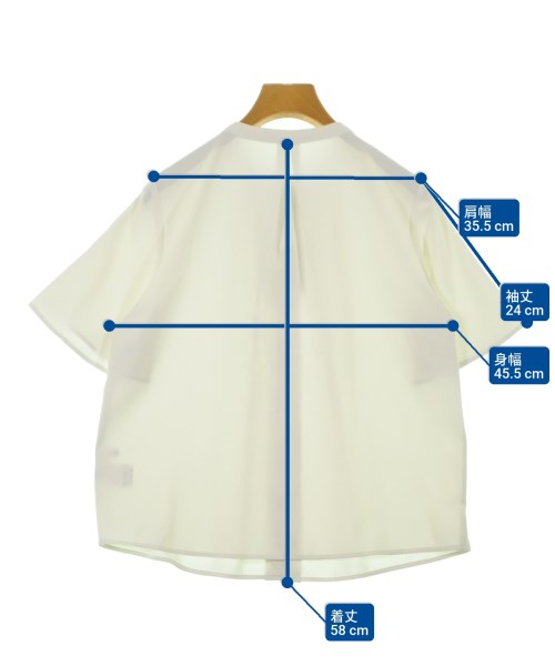 NATURAL BEAUTY BASIC（ナチュラルビューティーベーシック）ブラウス 白 サイズ:S レディース/2200632845019