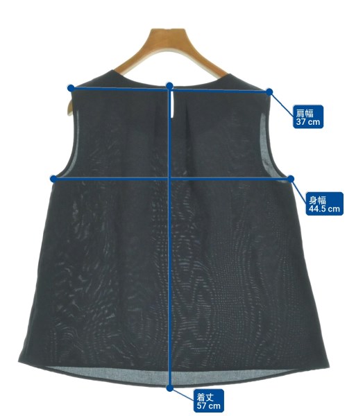 NATURAL BEAUTY BASIC（ナチュラルビューティーベーシック）ブラウス 紺 サイズ:M レディース/2200632771134