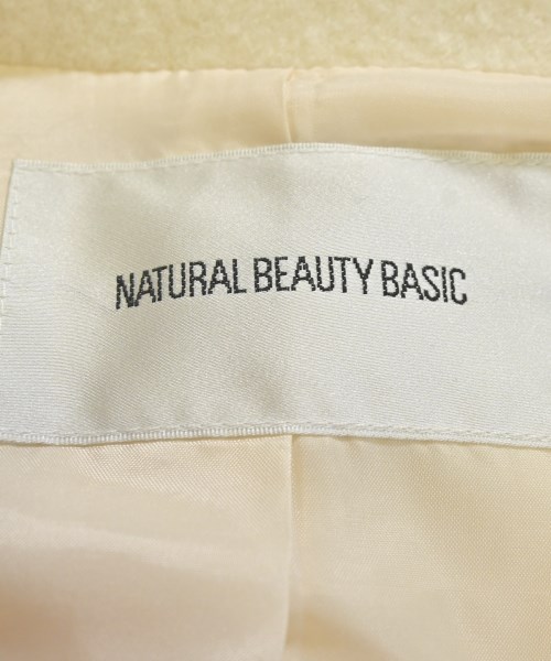 NATURAL BEAUTY BASIC（ナチュラルビューティーベーシック）ピーコート 白 サイズ:S レディース/2200635294029